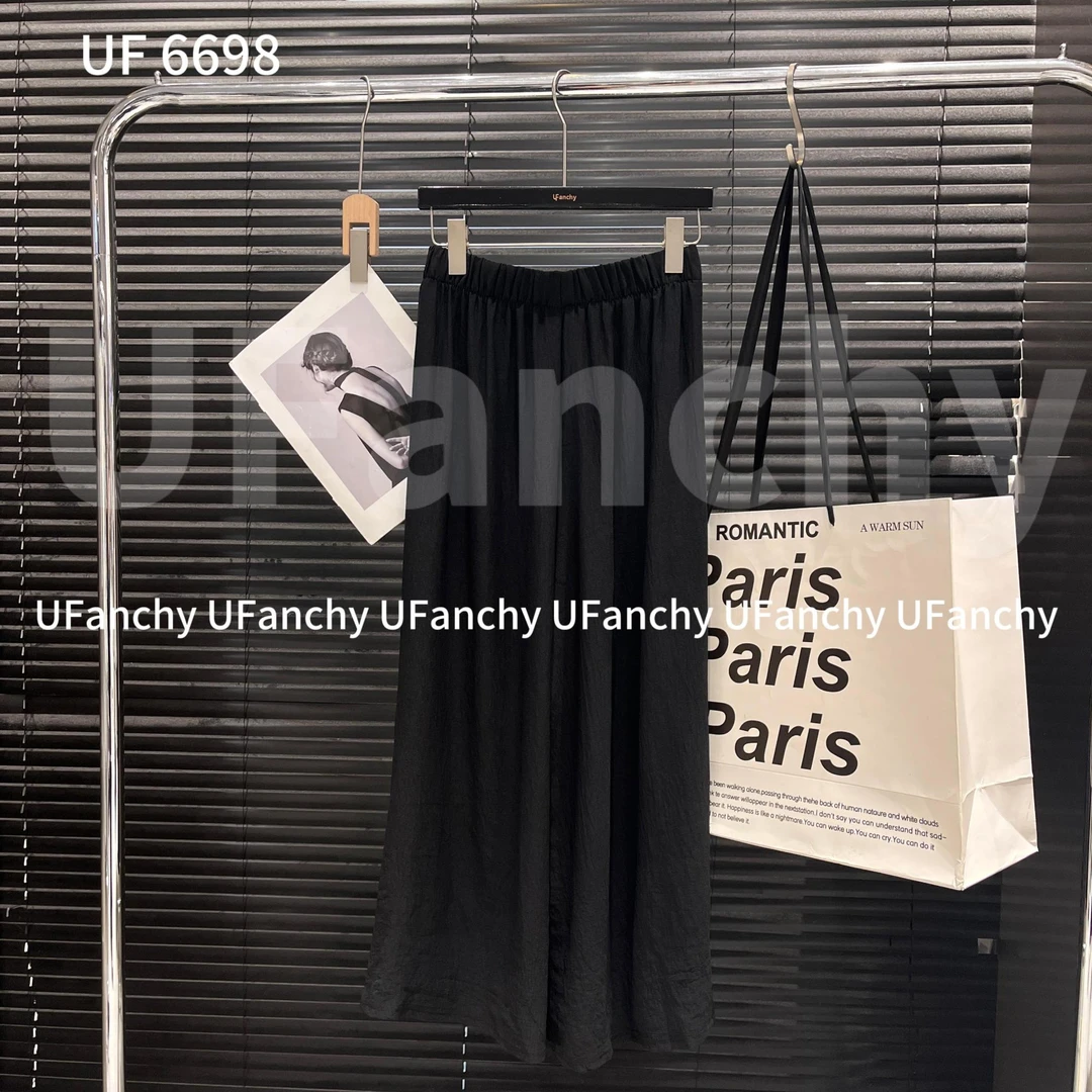 杨杨 UF-夏季垂感显瘦修身裤子6698