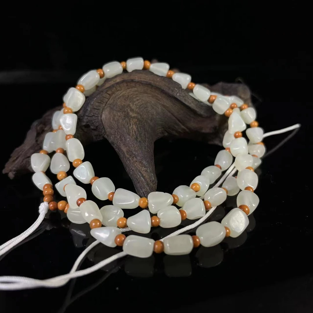 S931 和田玉珠链 QQ622801