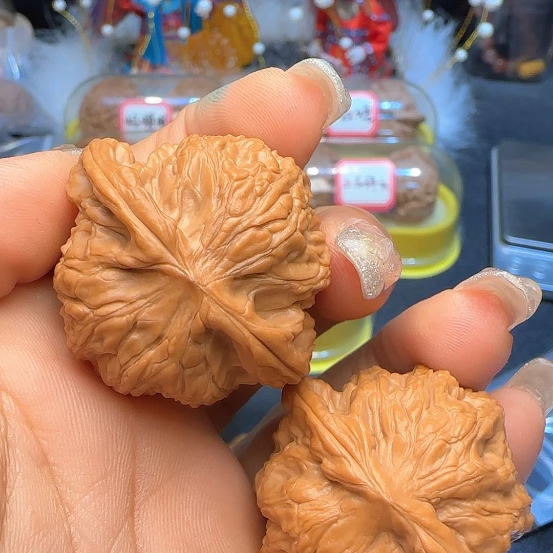 全***哥文玩核桃吊坠40方罡全