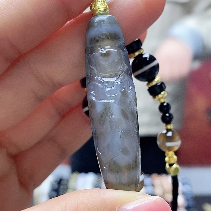 玛瑙/玉髓合金颈饰