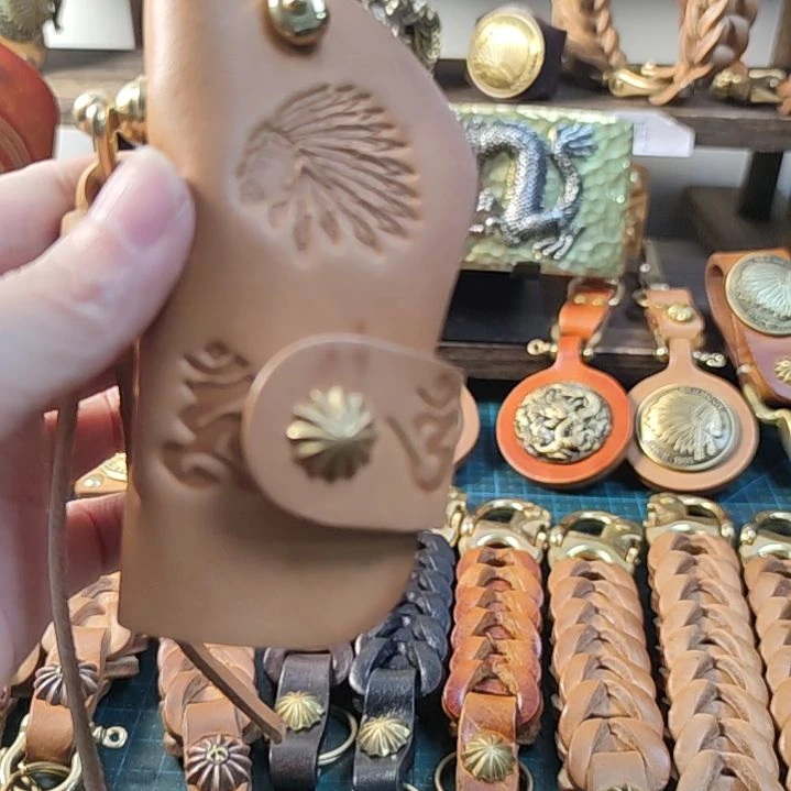 蓝***云龙骨钥匙包定制款