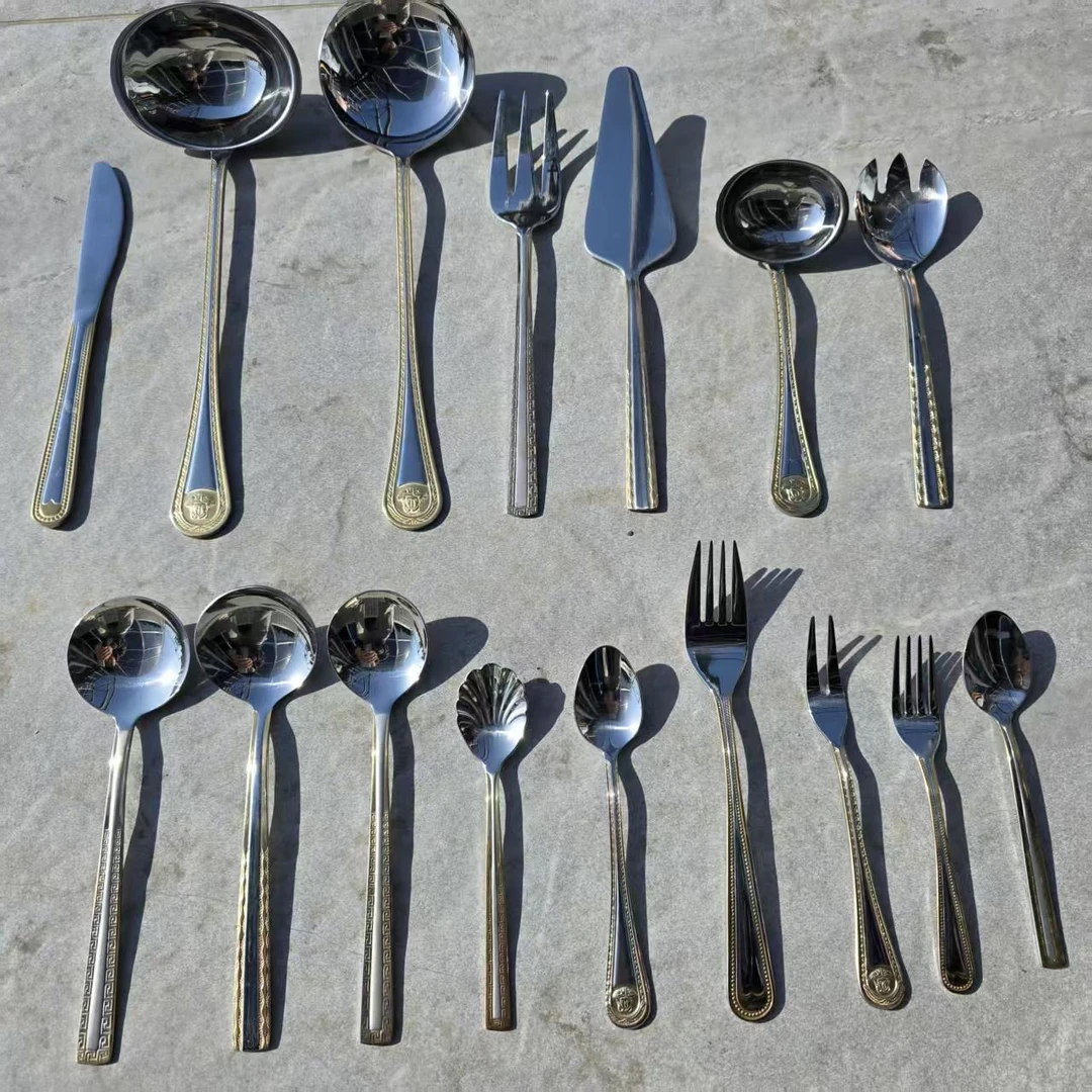亏钱起号链接 2件起发货!! 食品级304不锈钢餐具【叉勺刀】