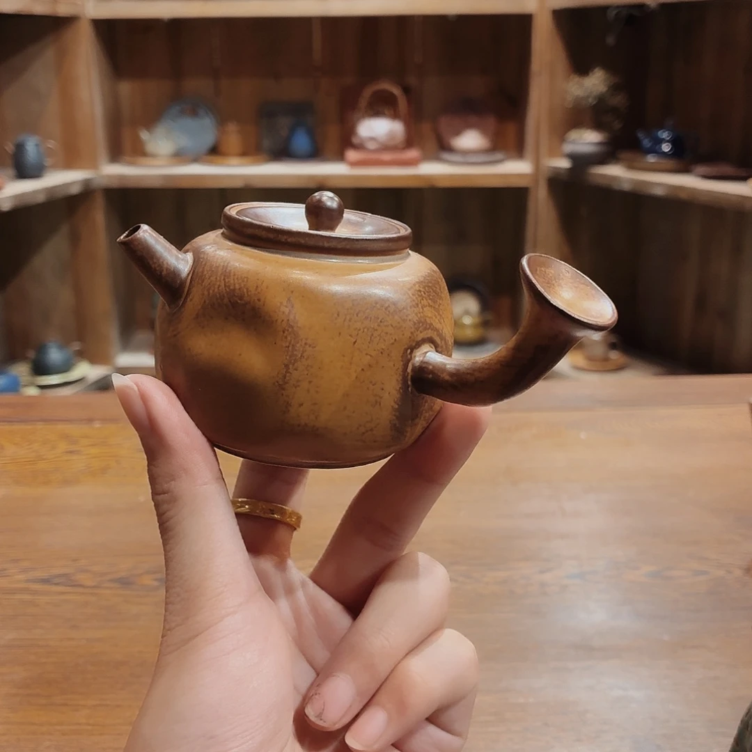柴烧老岩泥茶器皿