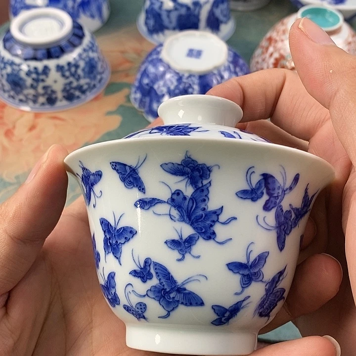 杯现代景德镇全手工全手绘茶具1688888微瑕