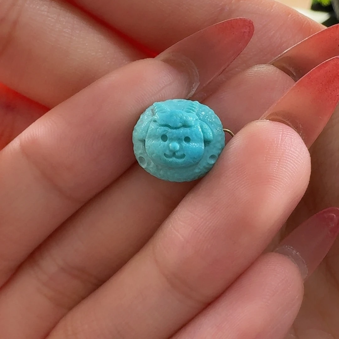 绿松石未镶嵌吊坠(不含链)