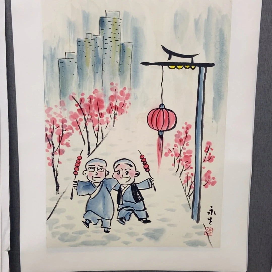 国画手寫手繪作品80