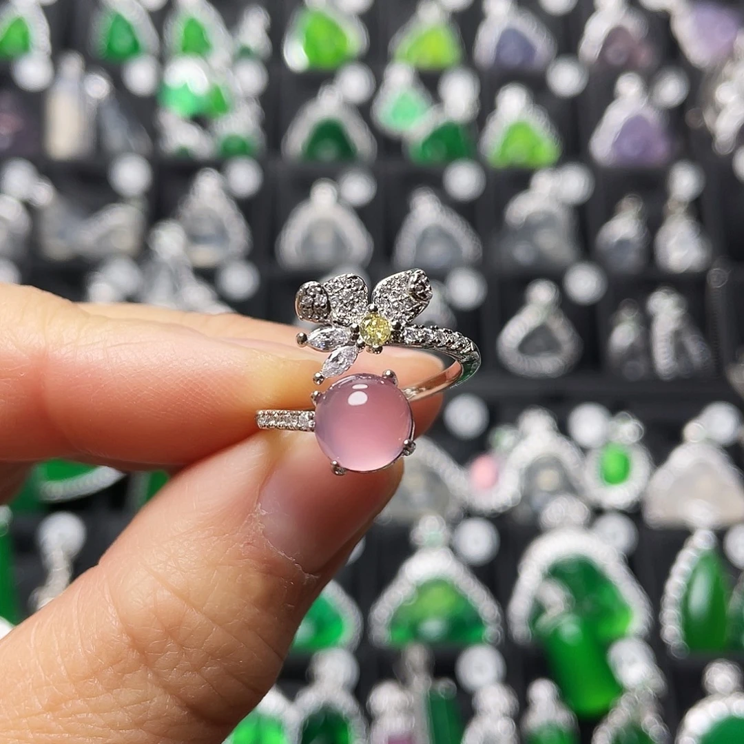 玛瑙/玉髓合金戒指