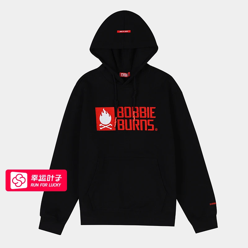 BOBBIE BURNS男装女装秋季户外运动服连帽休闲印花卫衣BBD221BA09