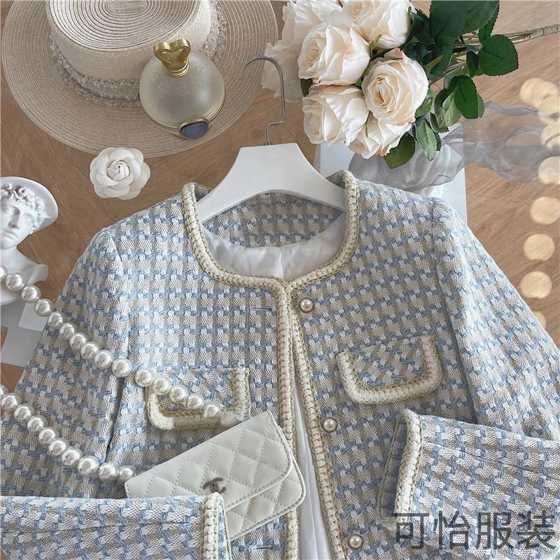女童洋气小香风西装外套2025春季新款法式名媛风气质上衣宝宝浙江