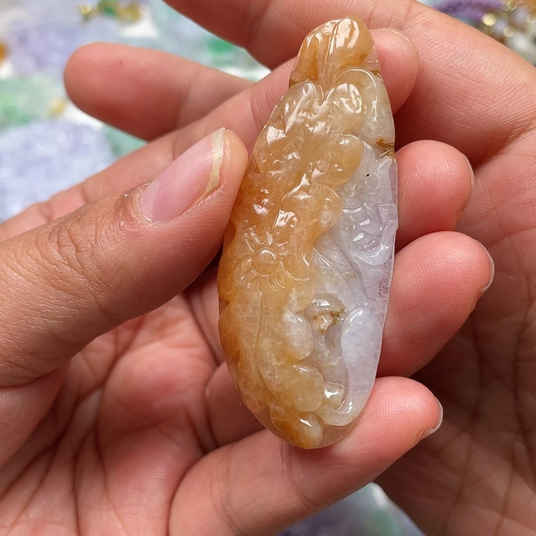颈饰未镶嵌翡翠翡玉缘翡翠