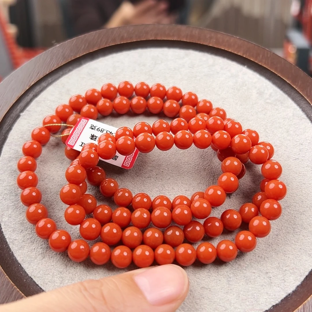 南红玛瑙手串未镶嵌