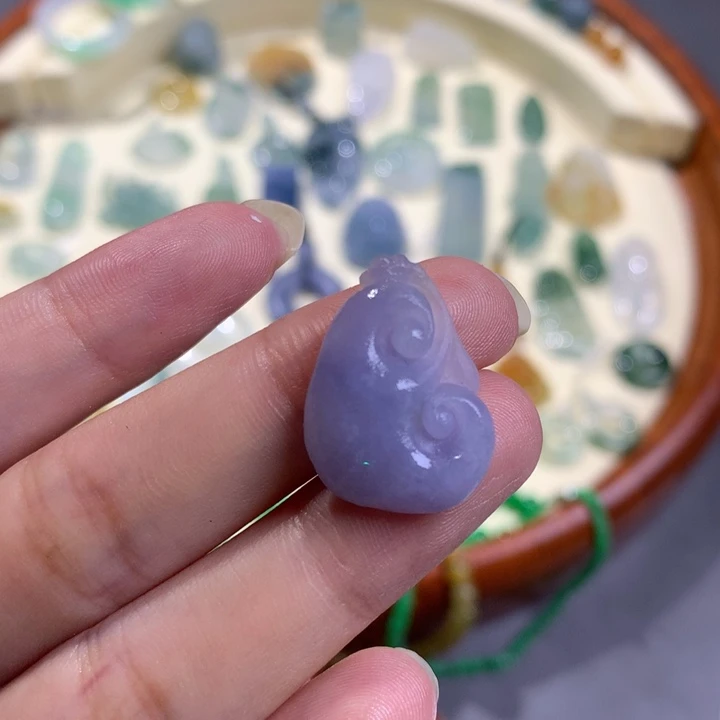 未镶嵌定制翡翠如意