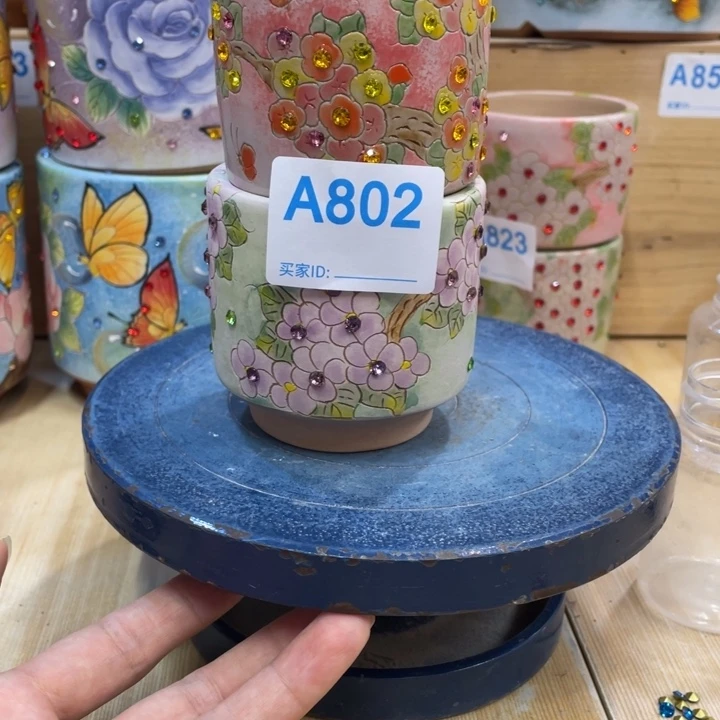 直筒直筒拇指花盆