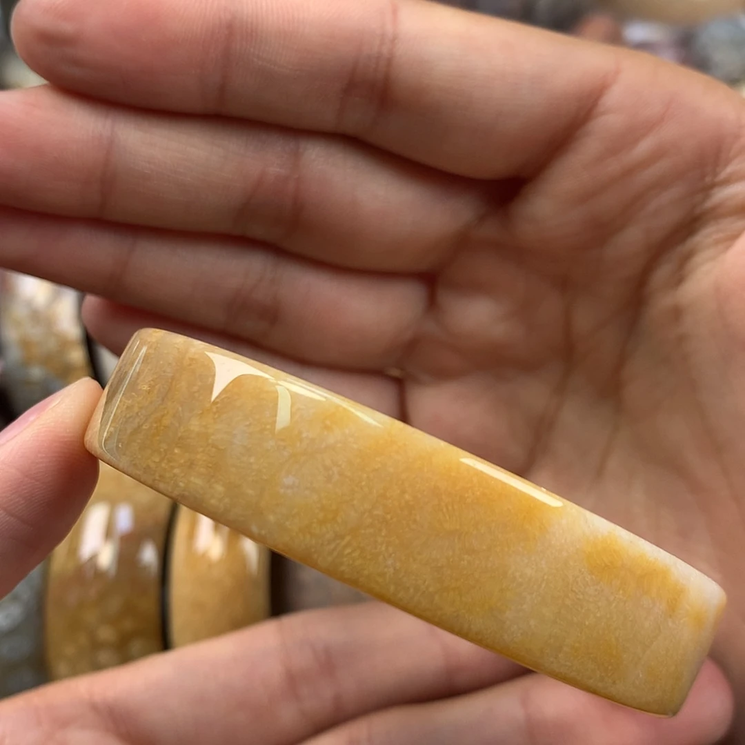 【闪购商品】硅化珊瑚（珊瑚玉）手镯未镶嵌手镯53.4（18号）
