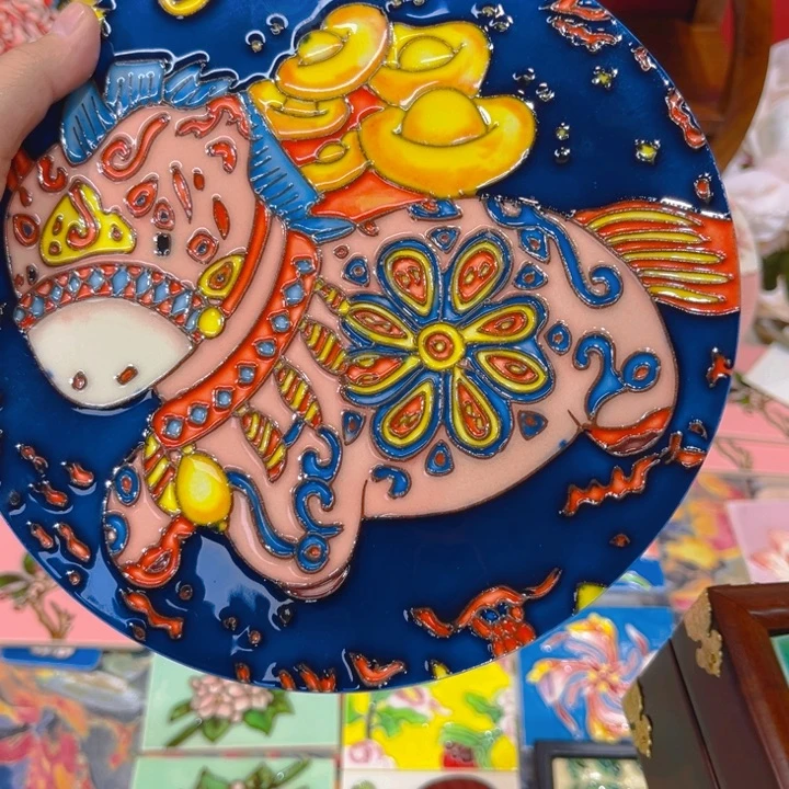 瓷片瓷板画艺术作品