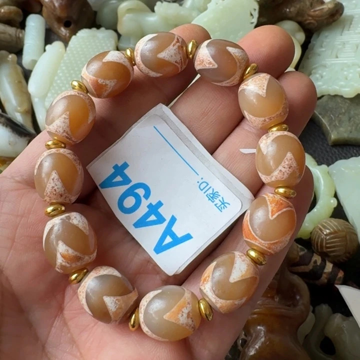 玛瑙/玉髓颈饰合金