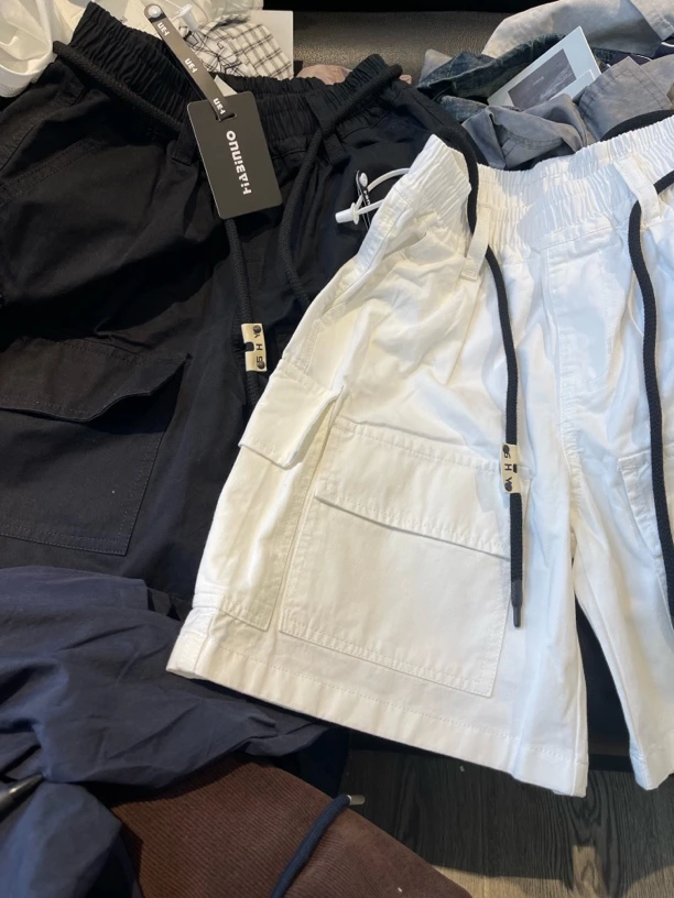 【郭郭童品】h➕新款抽绳设计工装短裤7169