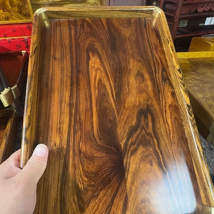 崔***校纯手工制作工艺茶盘