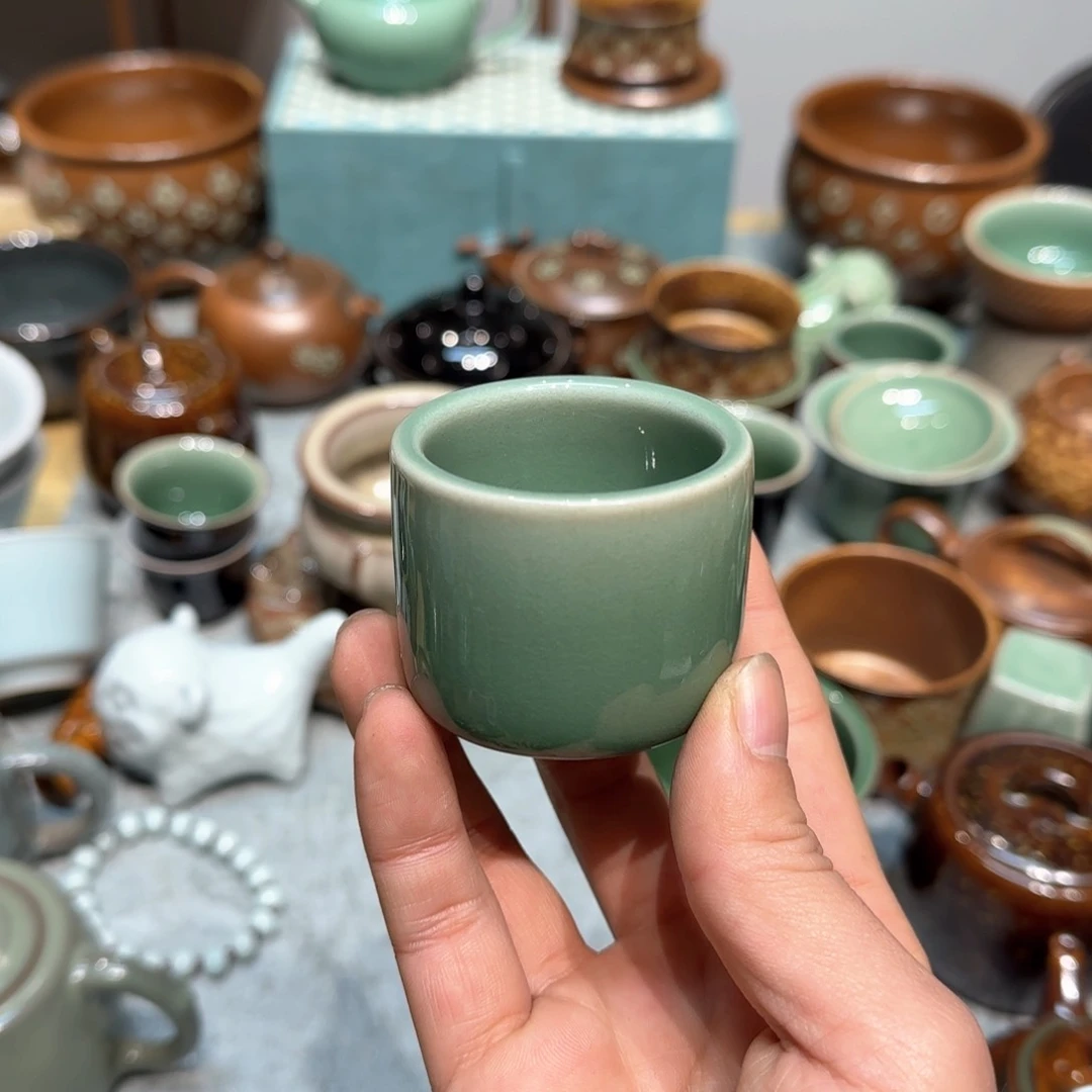 小金茶器青瓷茶具