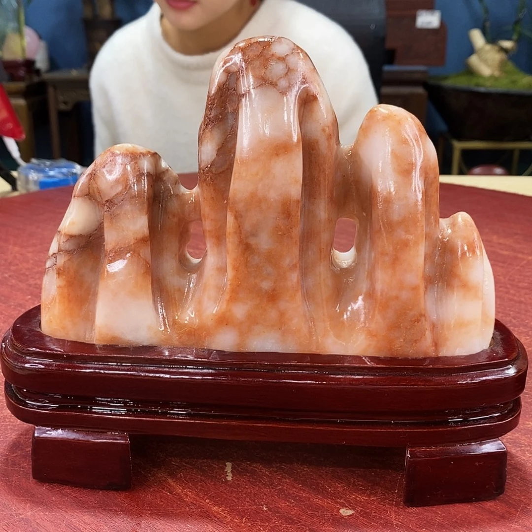 玉天然玉石摆件制作