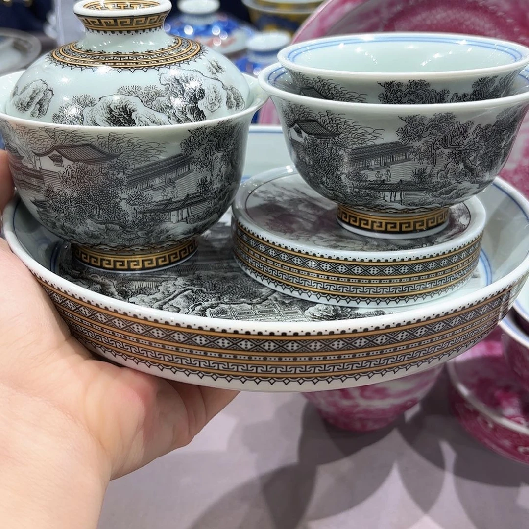 瓷片景德镇瓷器精品展示