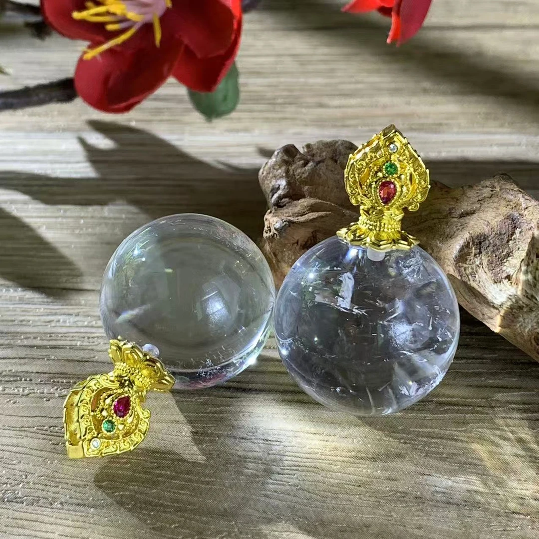 面面来财珠宝C11158-阿赛斯特莱白水晶圆珠-配麻花链多样性发其一