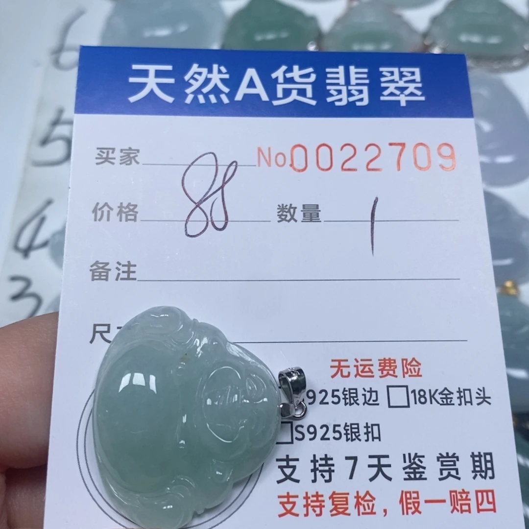 翡翠未镶嵌颈饰天然缅甸翡翠