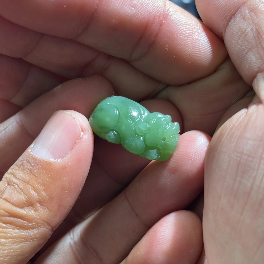 和田玉（碧玉）未镶嵌吊坠(不含链)