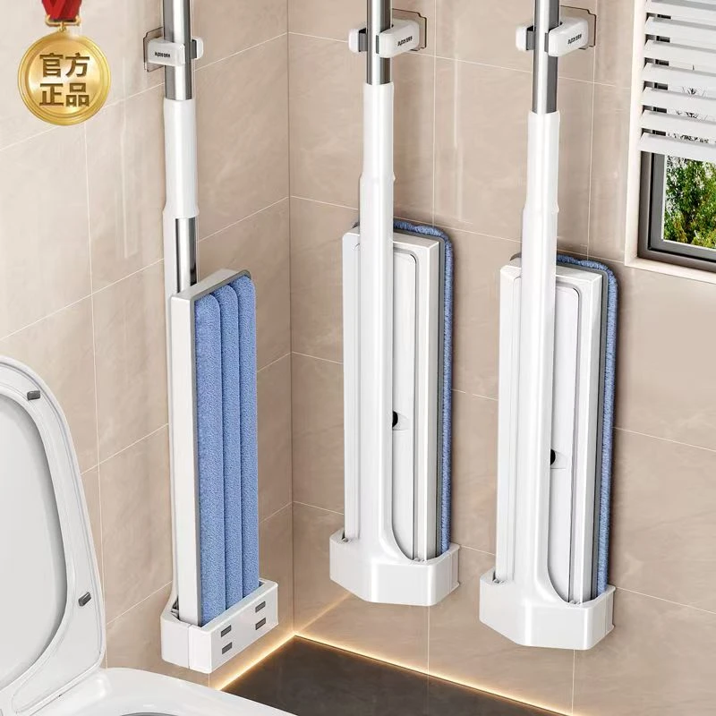 2025新款干湿两用滑片式免手洗平板拖把两用家用吸水拖地拖地拖把