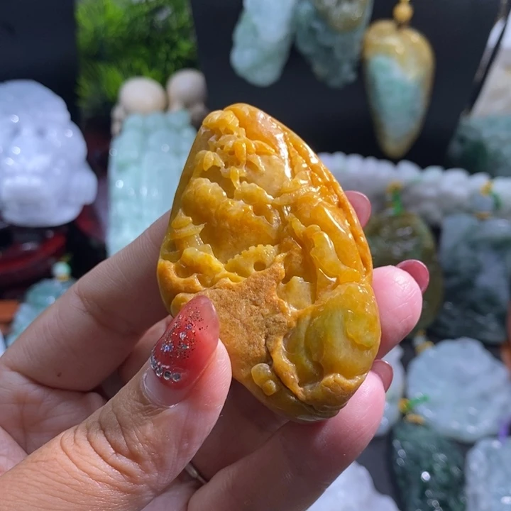 【闪购商品】颈饰未镶嵌翡翠王*笠山水