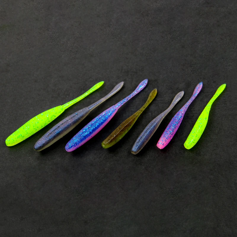 软饵时代摆尾虫 摆尾鱼软饵鲈鱼路亚软饵无铅钓组高比重路亚假饵