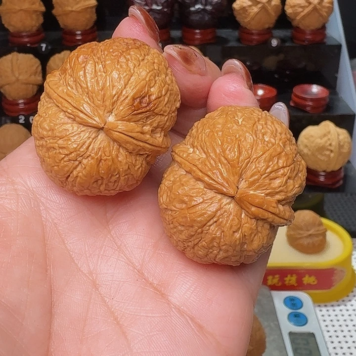 文玩核桃把件卧龙元宝41尺…………97号