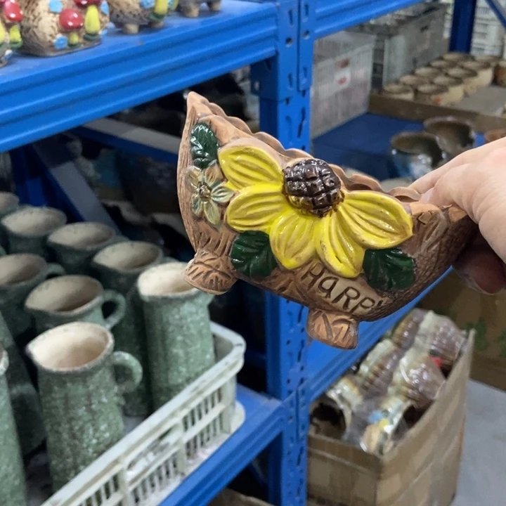 陶瓷花盆单场满9.9发13*8*7