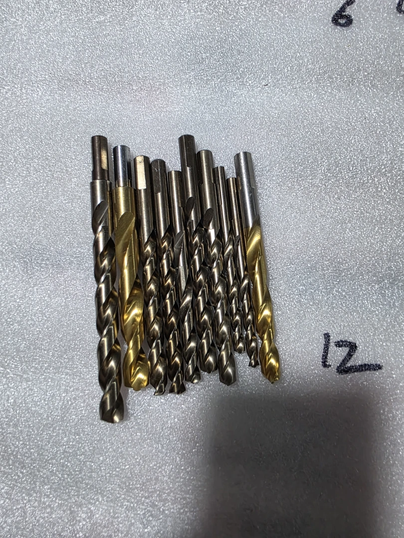 美国高估麻花大号大号钻头10根发货