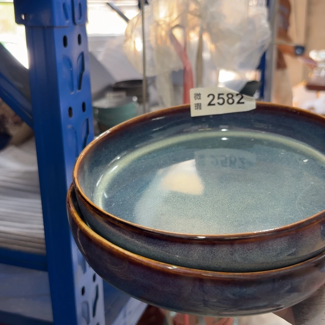 陶瓷2582 微瑕陶瓷餐具2个