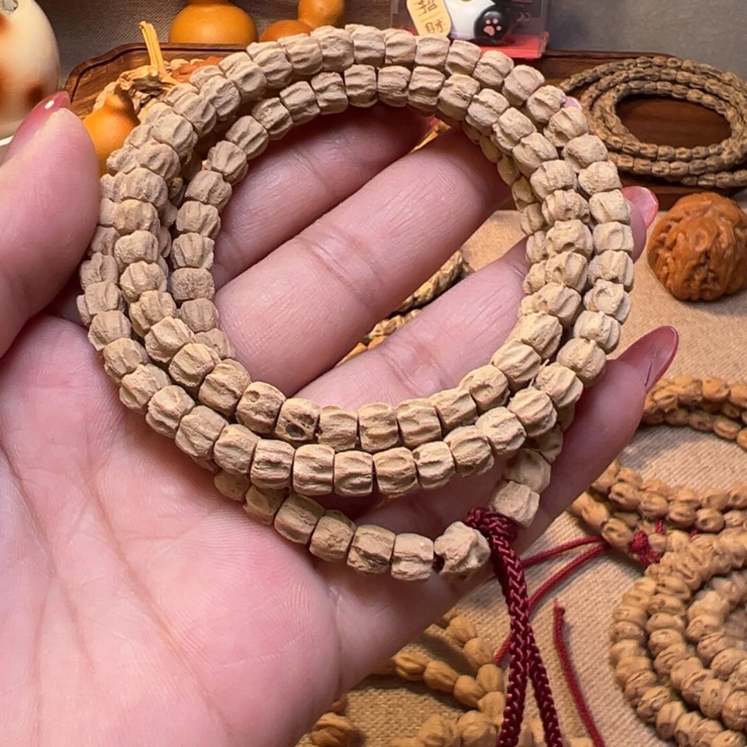 五***肉柏木吊坠龙脊长串