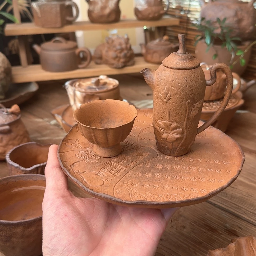 原矿老岩泥茶器系列