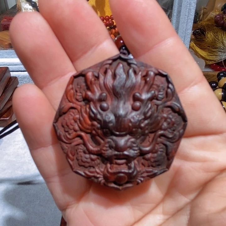 【闪购商品】木徒***月小叶紫檀龙牌一个