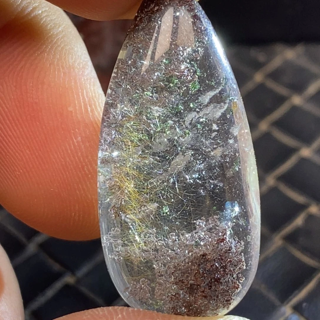 水晶颈饰未镶嵌发****茶