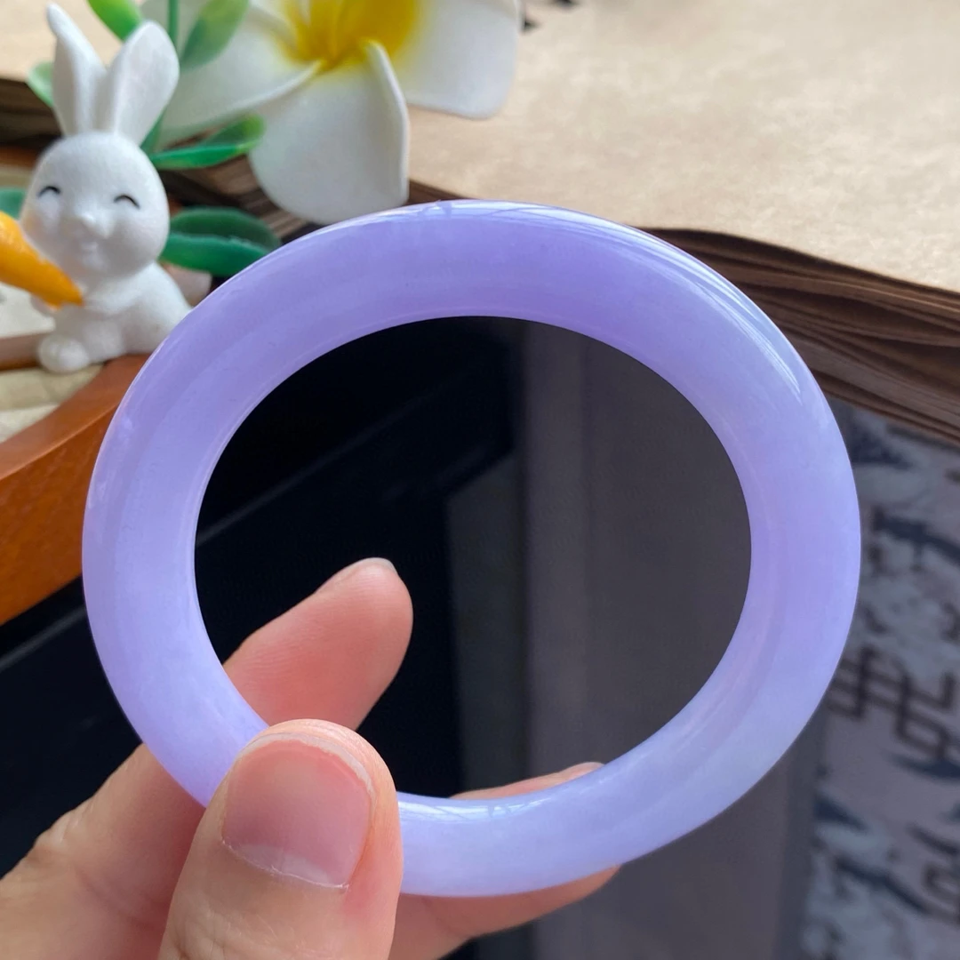 1.25批13552号手镯52.2-9.3-9.4 紫罗兰圆条！高贵又浪漫温柔！