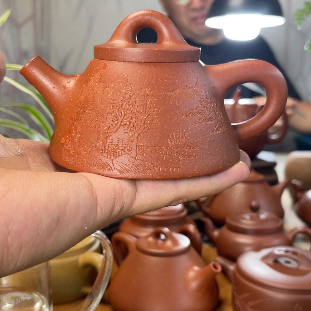 茶壶紫砂微瑕 霸王石瓢200cc