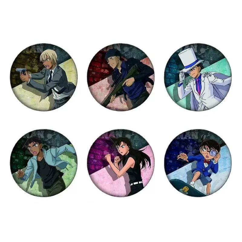 （锅包肉推荐）6谷2-3柯南盲盒吧唧 二创