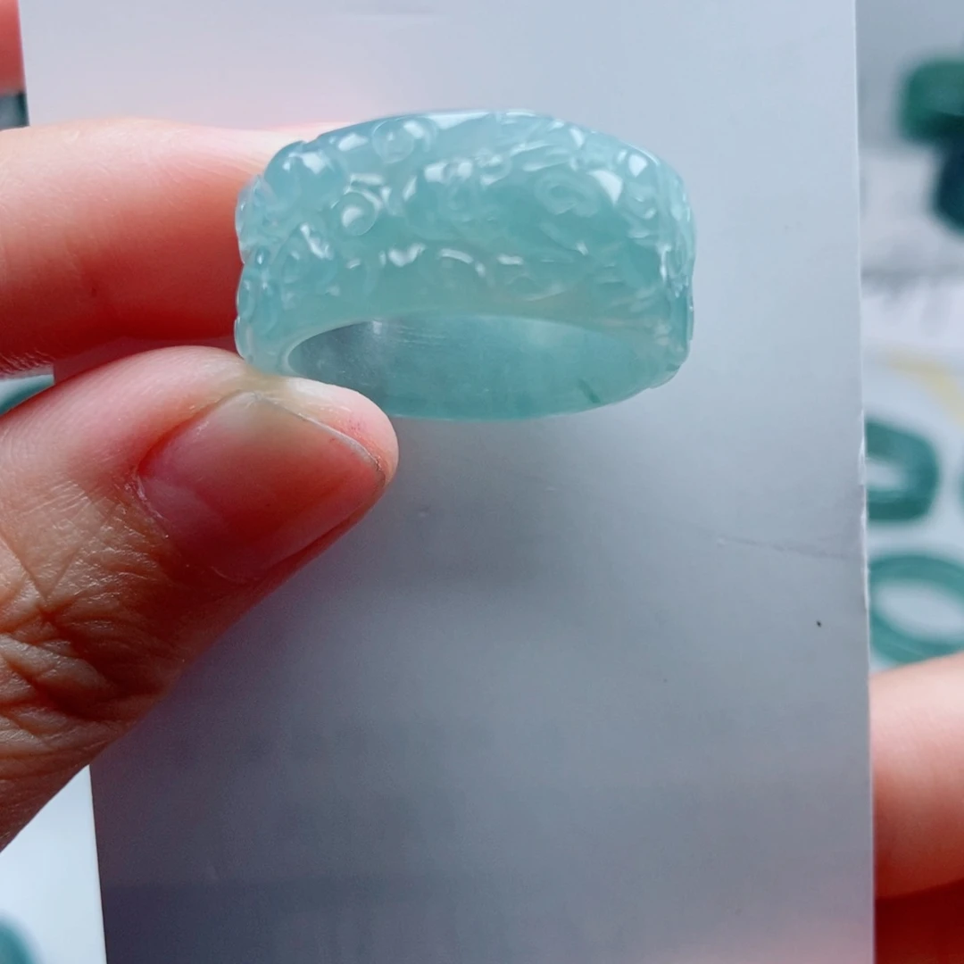 翡翠戒指未镶嵌啊*翡翠