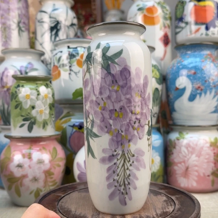 景德镇陶瓷花手绘釉下彩