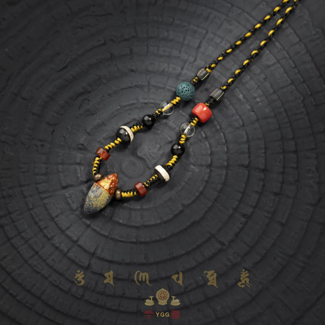 非金属珐琅吊坠 员格格SCGE03/娘拉擦擦多宝项链（多样性发）