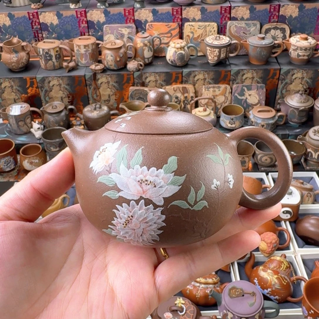 茶壶紫砂200cc原矿精工半手