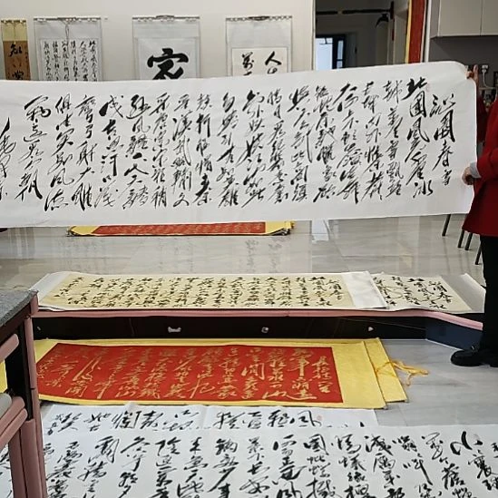 书法沁园春雪手写的