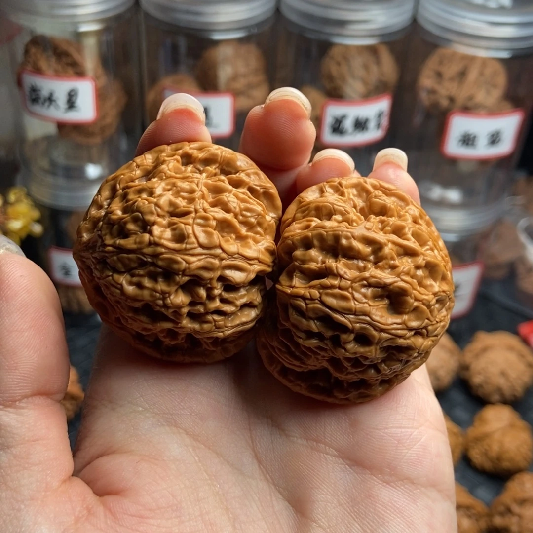 吊坠文玩核桃虎头王44