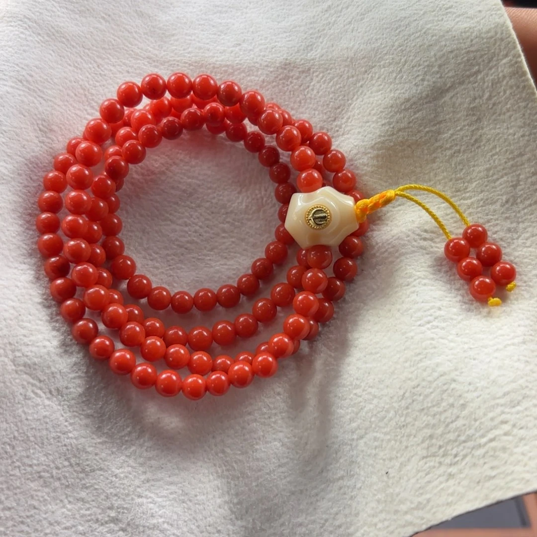 未镶嵌5+冷水河手链南红玛瑙