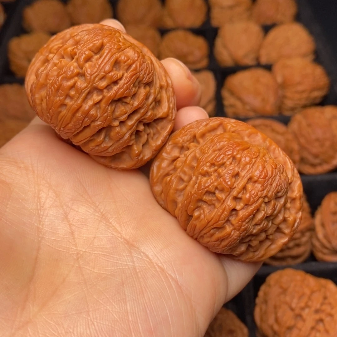 文玩核桃把件秦岭野生核桃